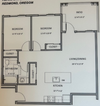 2 Bedroom - Type 2 layout