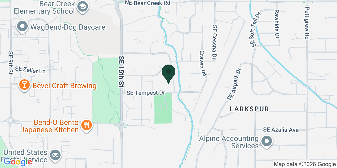 Map showing the location of Ariel Glen