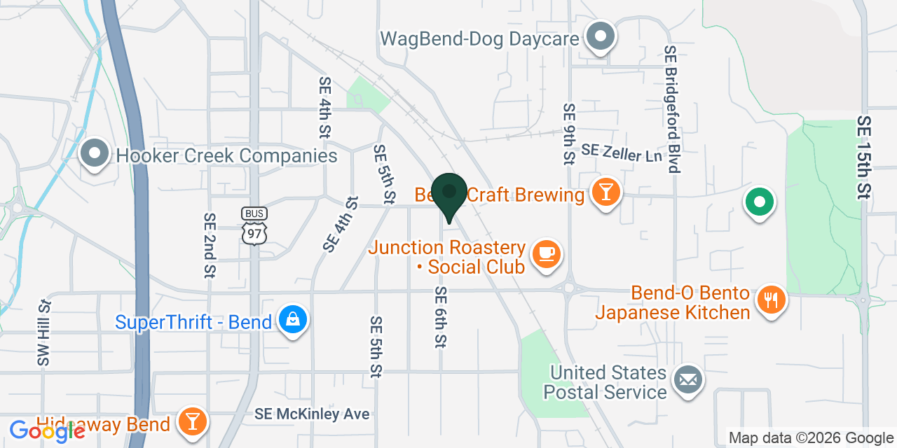Map showing the location of Centennial Point