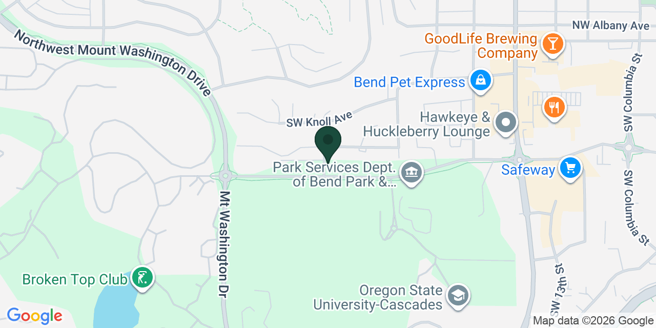 Map showing the location of College View