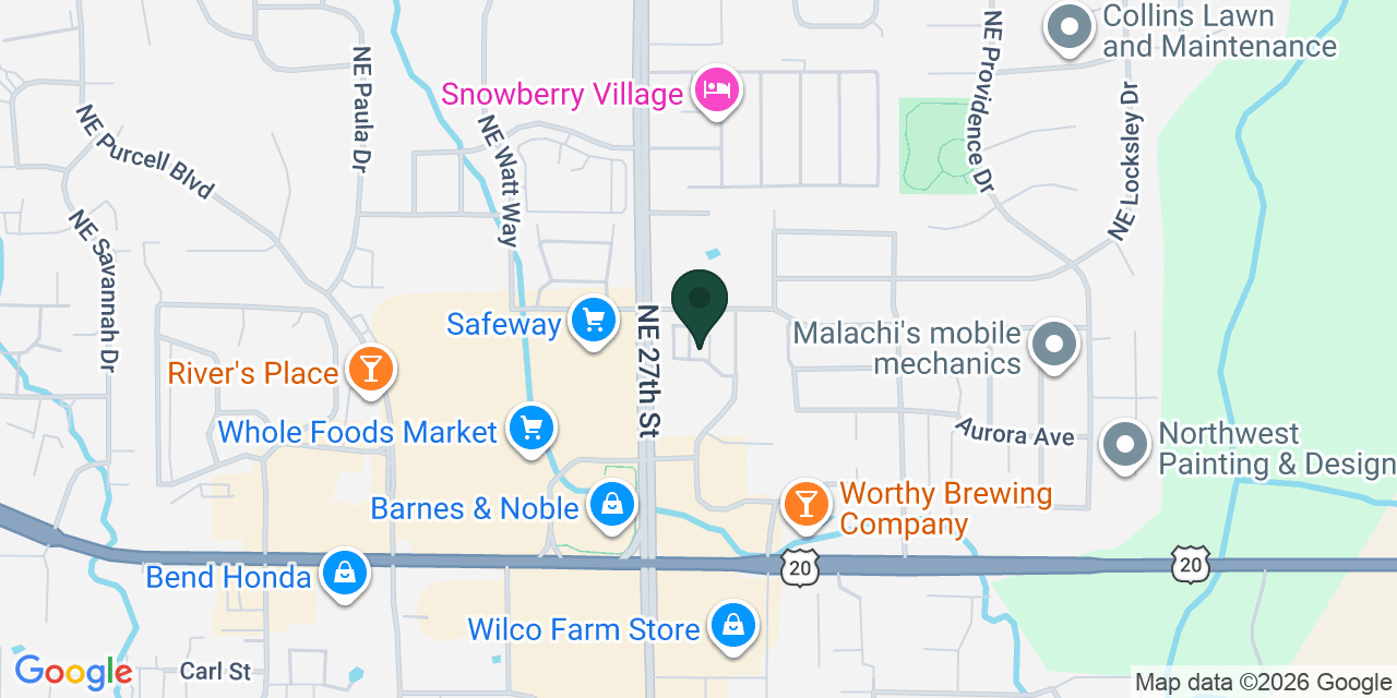 Map showing the location of Eastlake Village