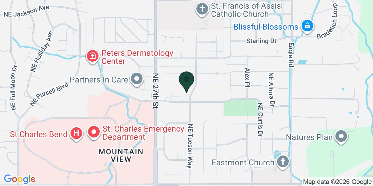 Map showing the location of Legacy Landing