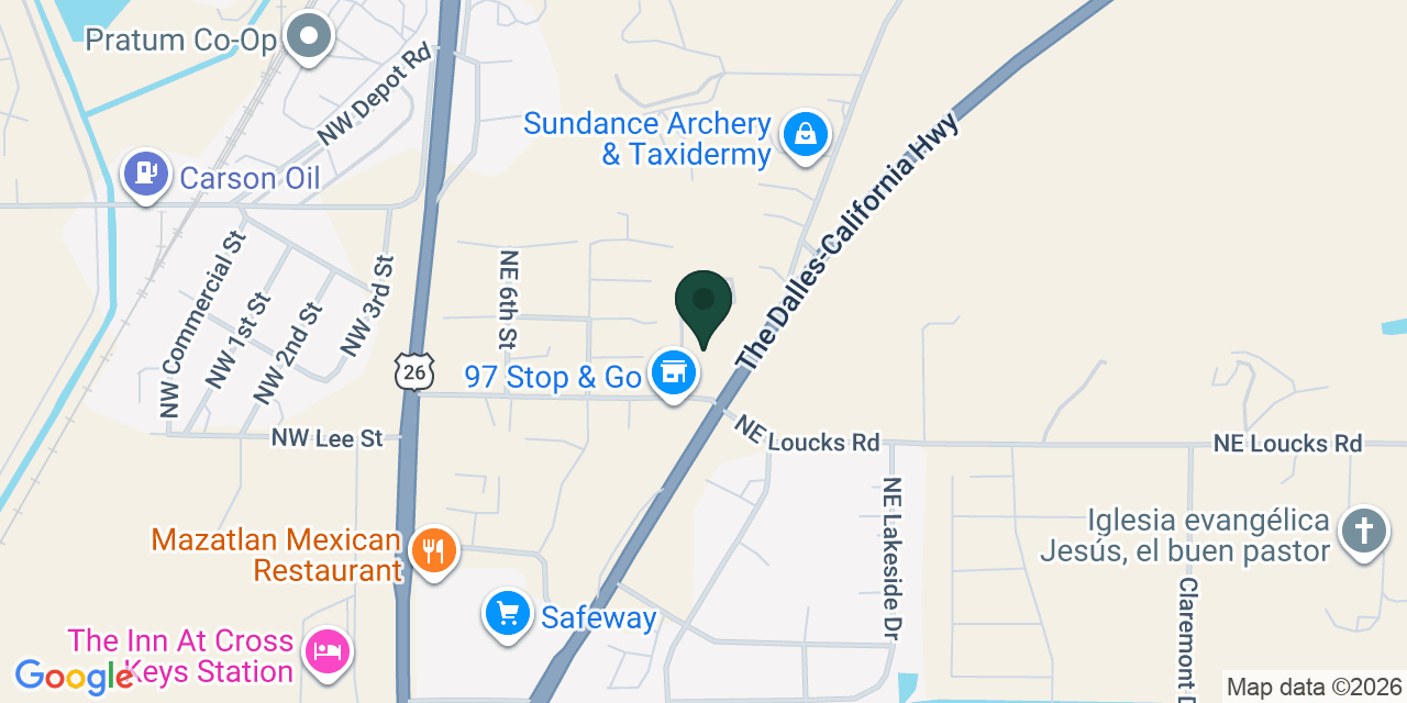 Map showing the location of Menta Park