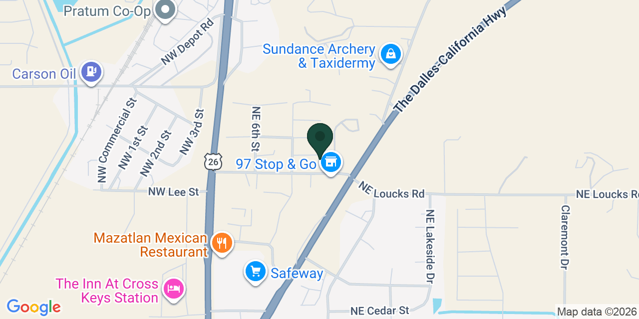 Map showing the location of Rolling Sage